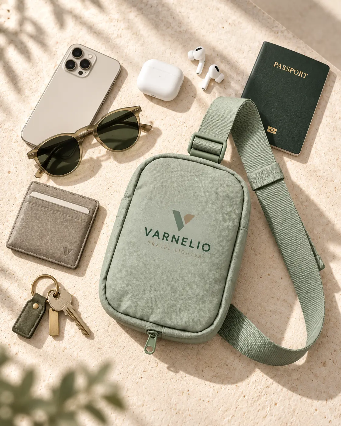 Mini sling with everyday essentials